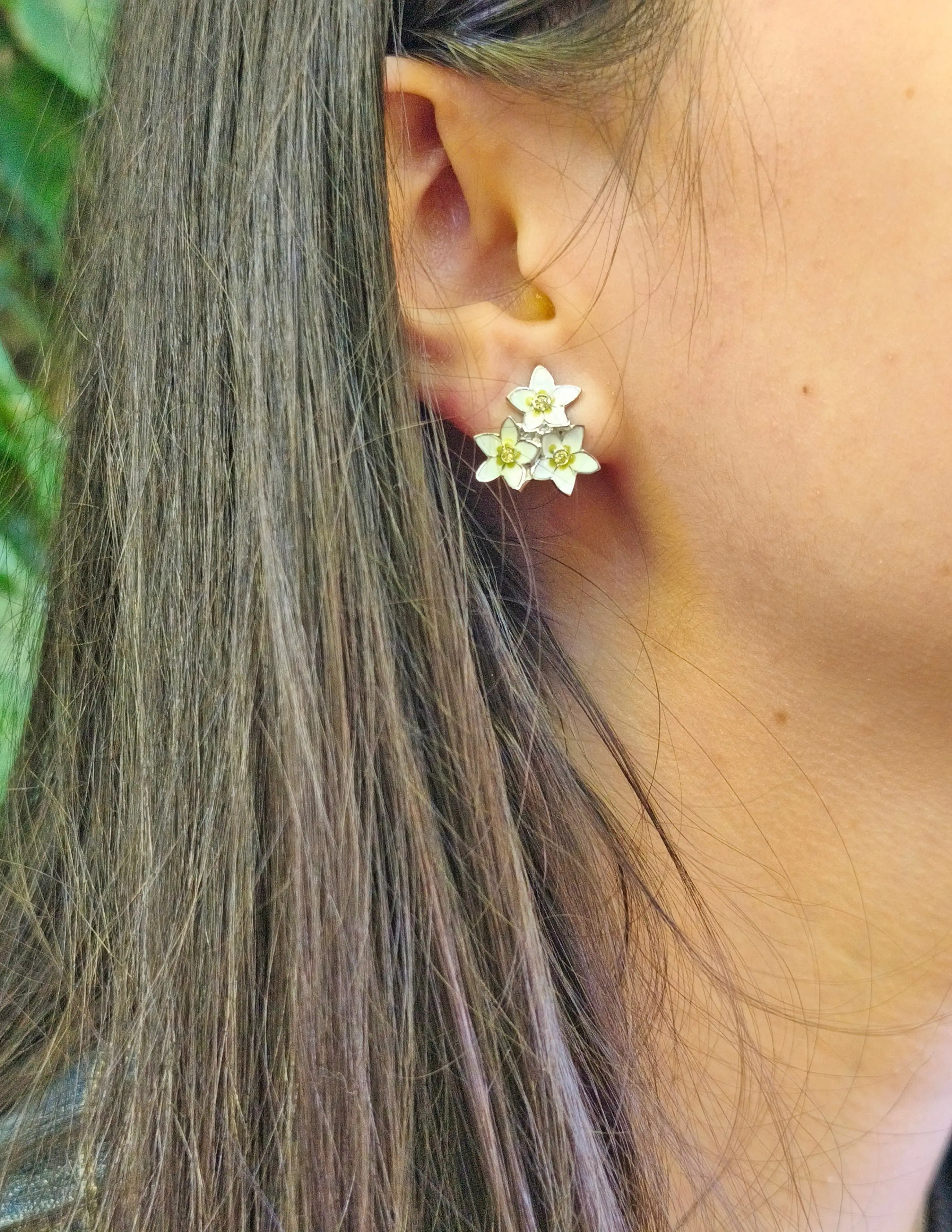 Forget-me-not Flower Miosótis Earrings
